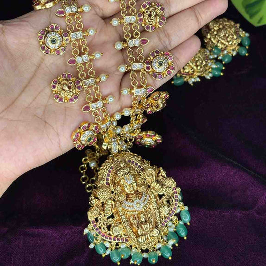 H0062 Premium Quality Brass Base Metel Balaji Grand Haram 34 inches