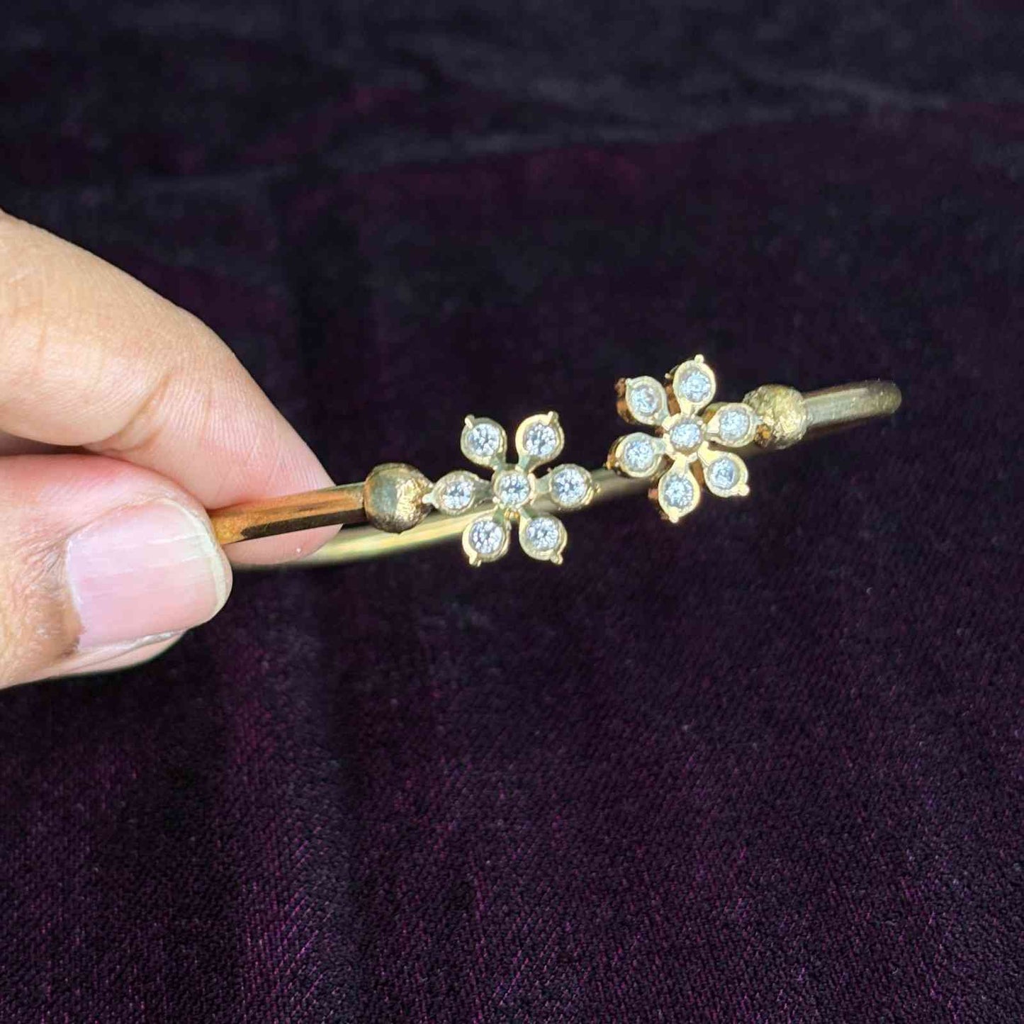 Premium Quality Adjustable Panchalogam impon Bangle K0026-vk50