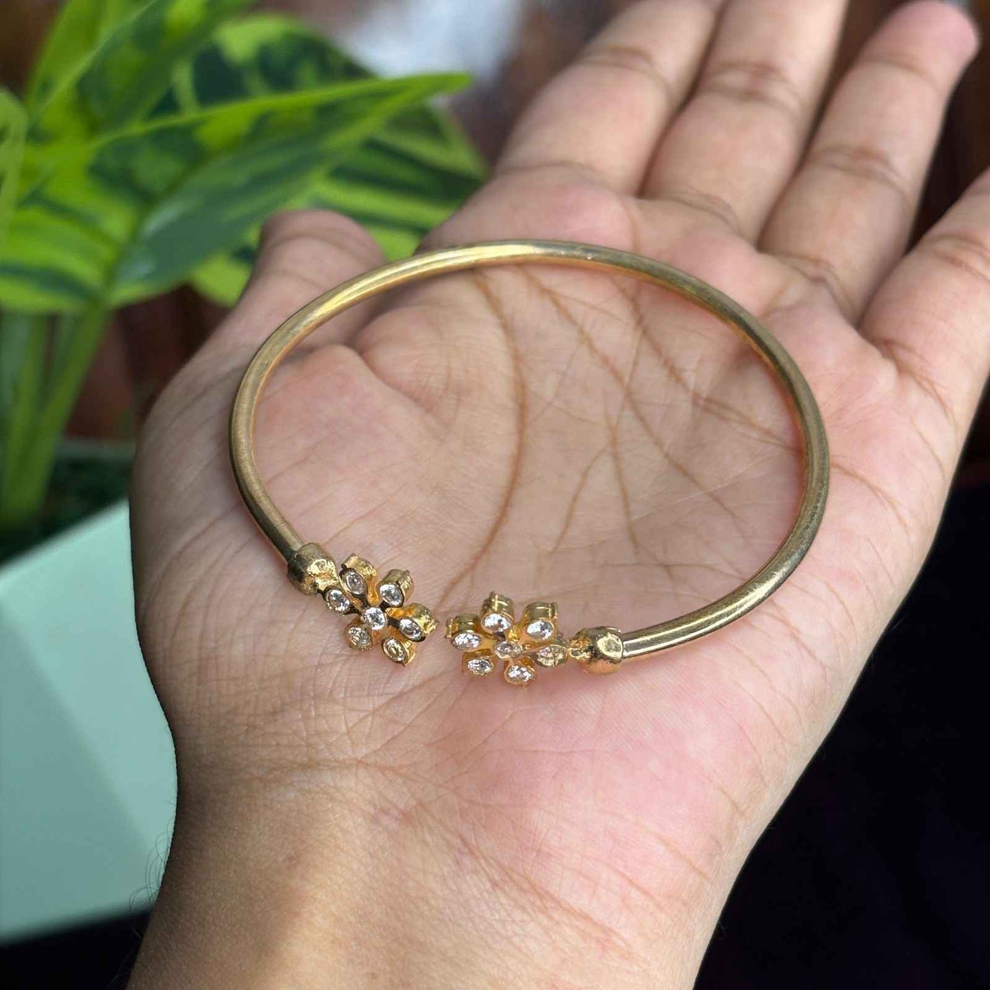 Premium Quality Adjustable Panchalogam impon Bangle K0026-vk50