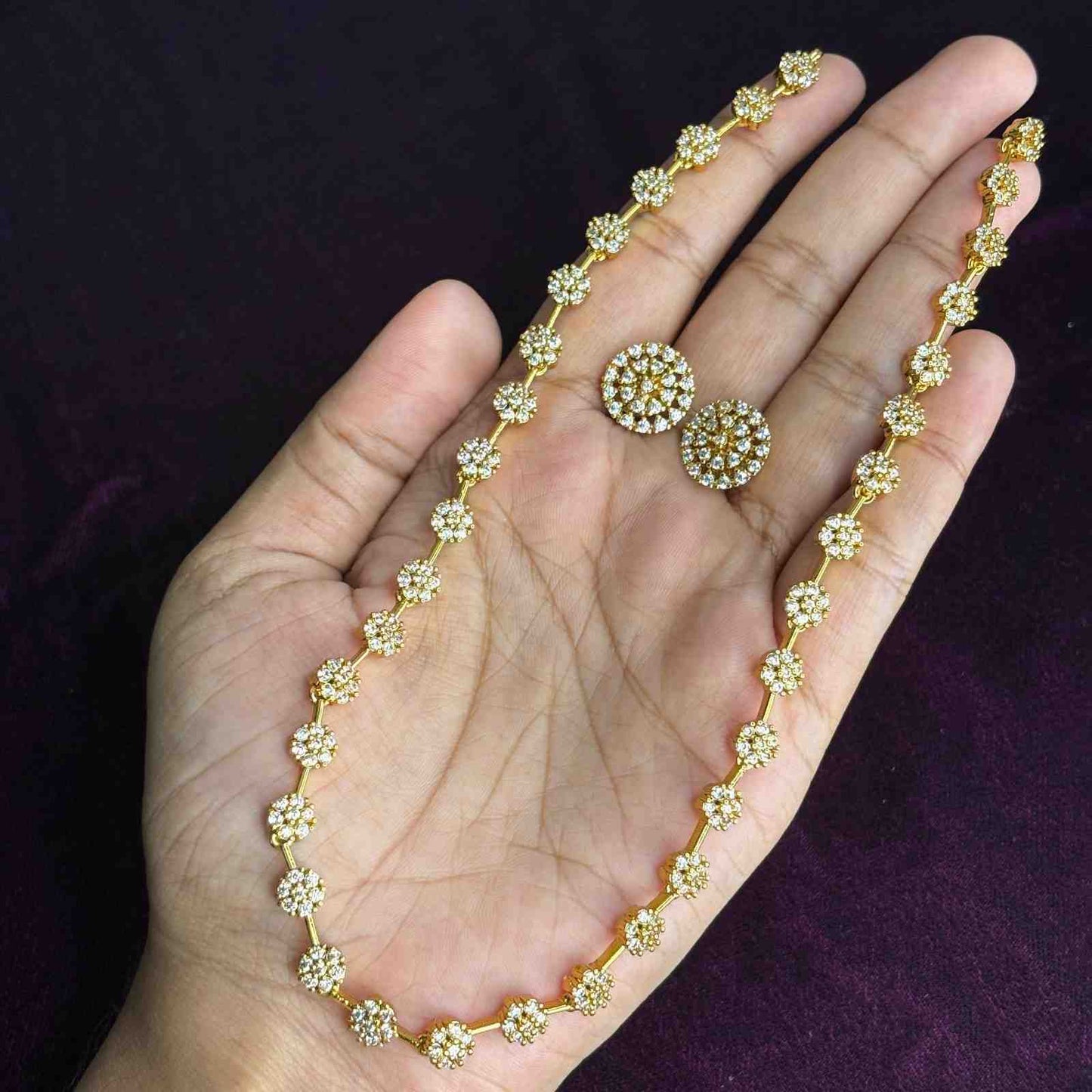 Premium Quality Diamond Replica Middle Length Harram H0058-N36