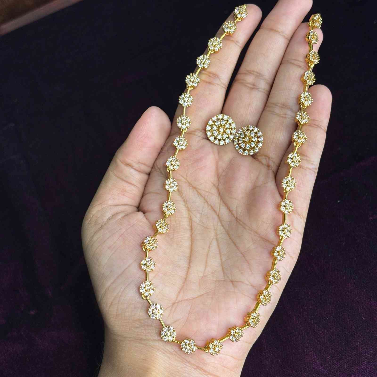 Premium Quality Diamond Replica Middle Length Harram H0058-N36