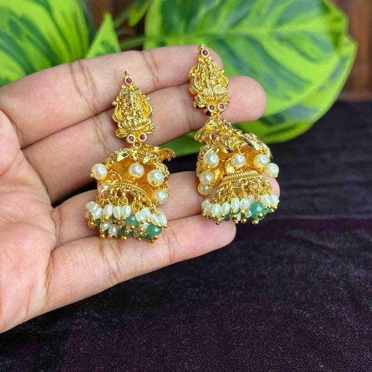 Premium Quality Traditional Temple Collection Layered Jhumka J0098-S45