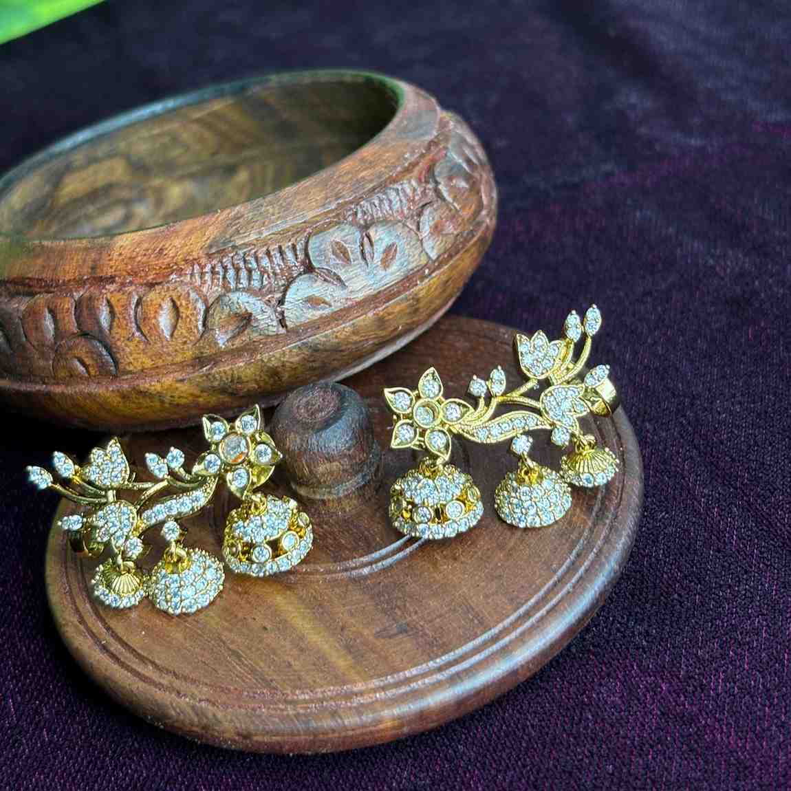 Premium Quality Floral Mini Earcuff Jhumka J0101-S31