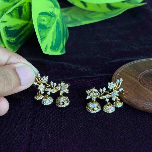 Premium Quality Floral Mini Earcuff Jhumka J0101-S31