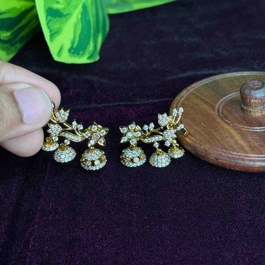 Premium Quality Floral Mini Earcuff Jhumka J0101-S31