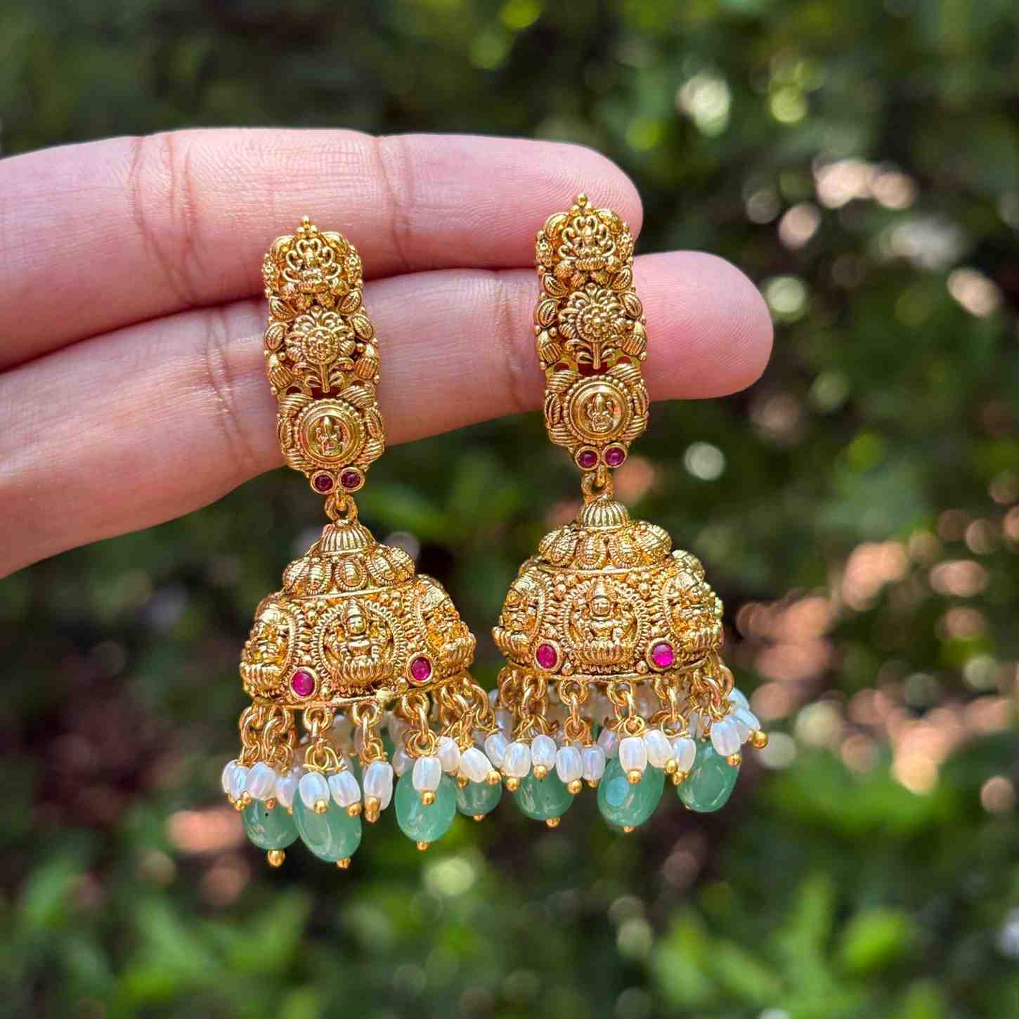 Premium Quality Temple Collection Jhumka J0093-S59