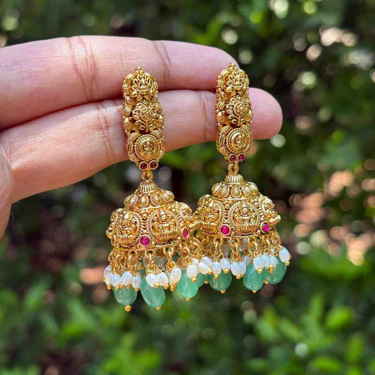 Premium Quality Temple Collection Jhumka J0093-S59