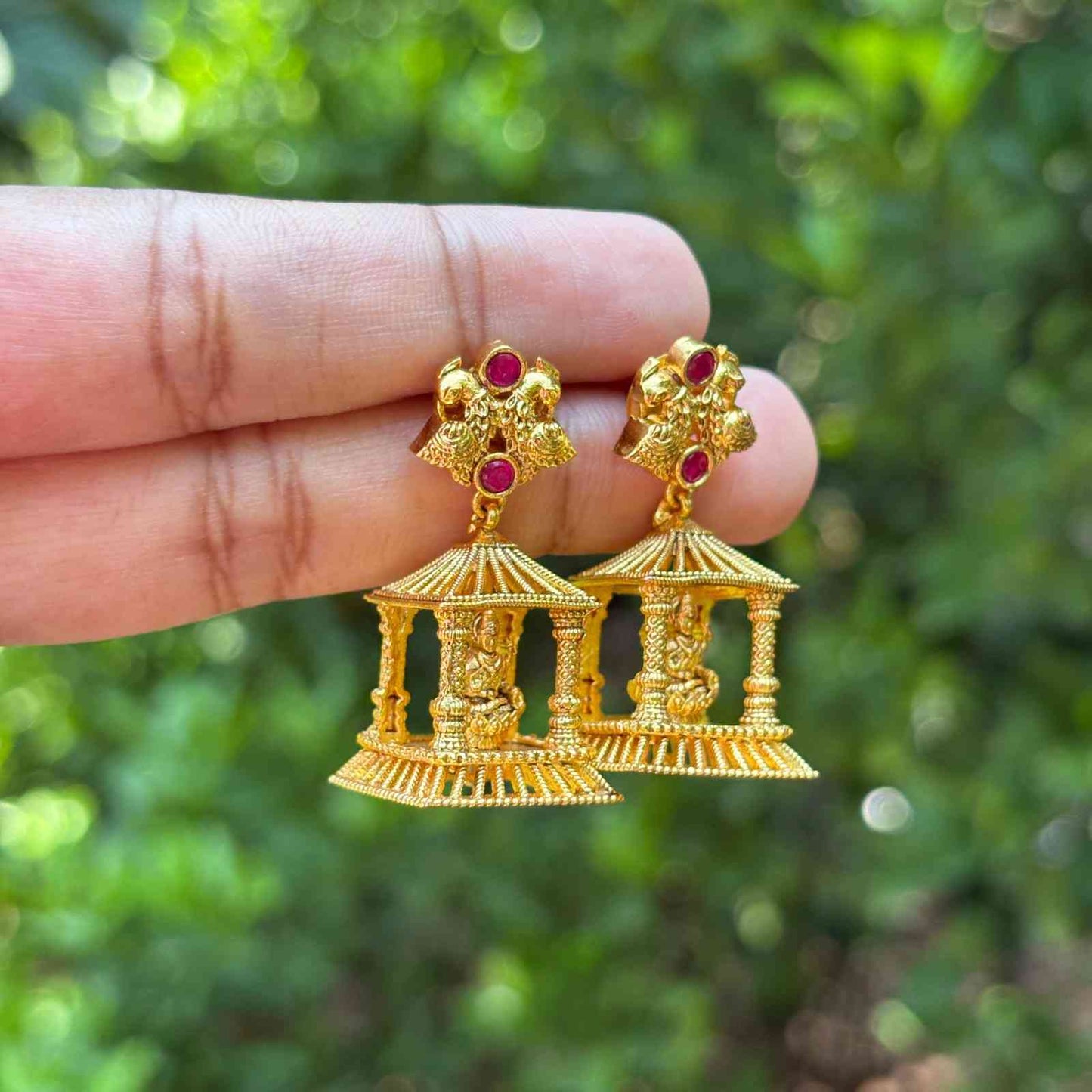 Premium Quality Traditional Temple Collection Jhumka J0095-S34