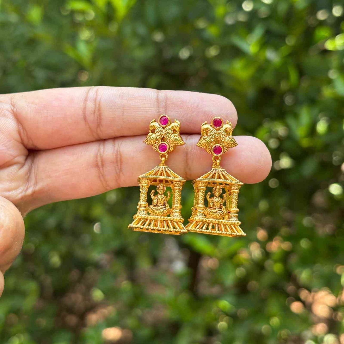 Premium Quality Traditional Temple Collection Jhumka J0095-S34