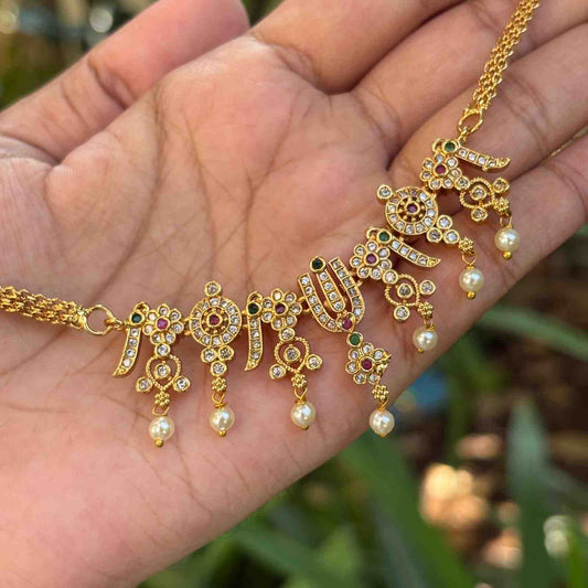 Premium Look Chocker cum Necklace don't come with earrings N0210-I25