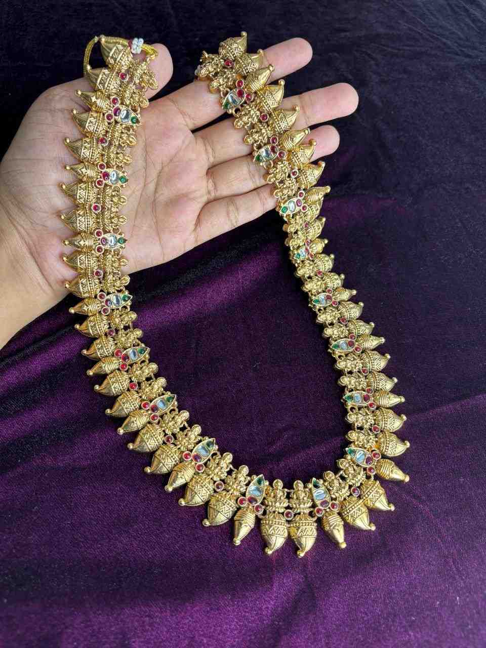 Traditional Aahana Krishnan Mulla Manga Matte Finish  Haram H0007-CJ43