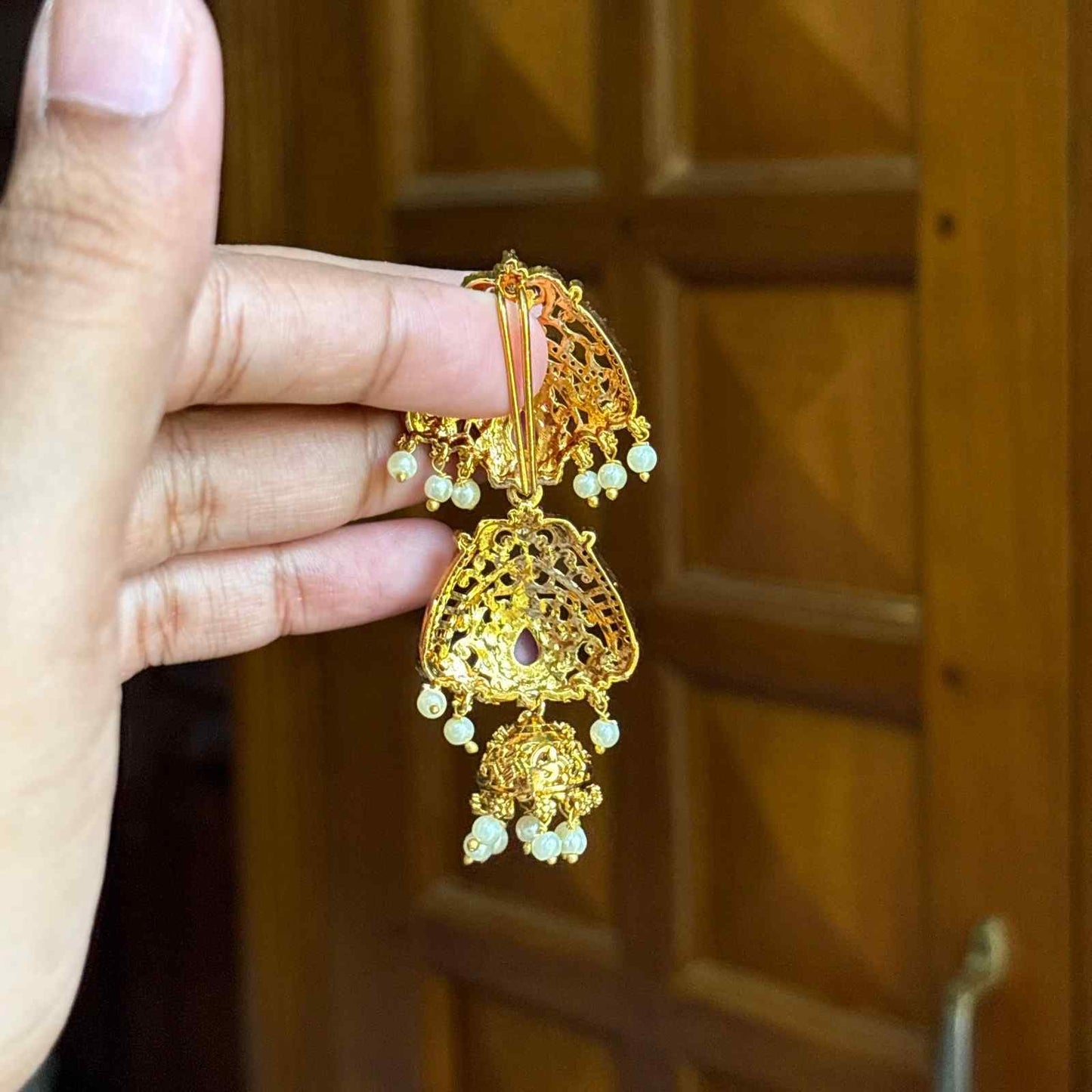 Premium Quality Floral Pattern Hair Brooch  / hair accessories HA053-C19