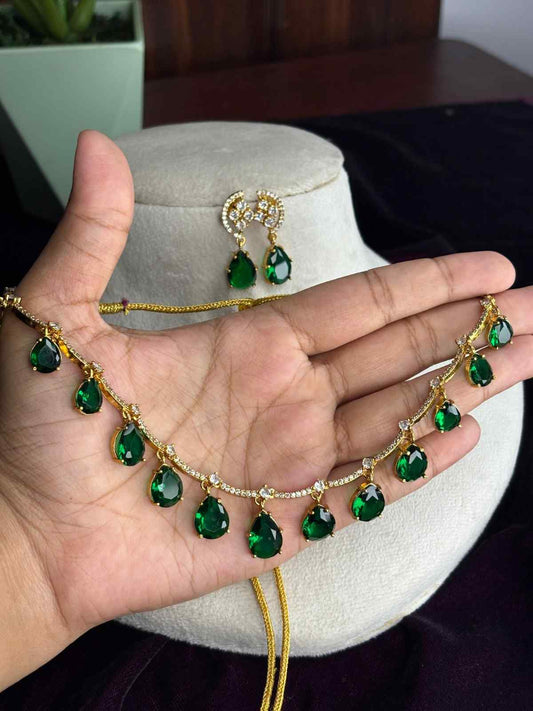 N0260-I410 Premium Quality Stone Necklace