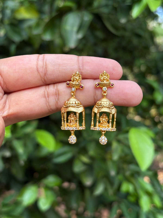 Light Weight Lakshmi Motif Temple collection earring J0115