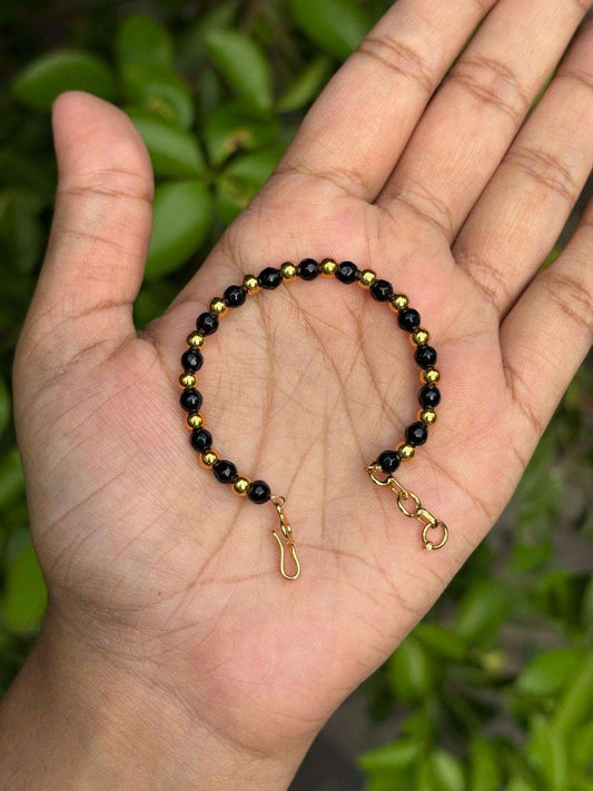 K0028 KIDS black Bead Bracelet