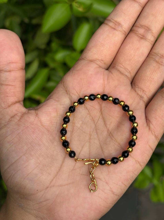 K0028 KIDS black Bead Bracelet