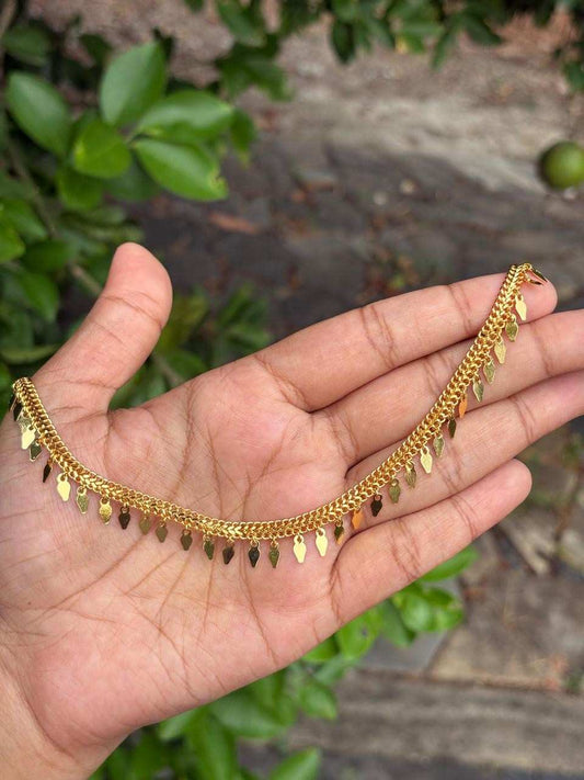 N0267 Single Line elakka thali Necklace no earrings