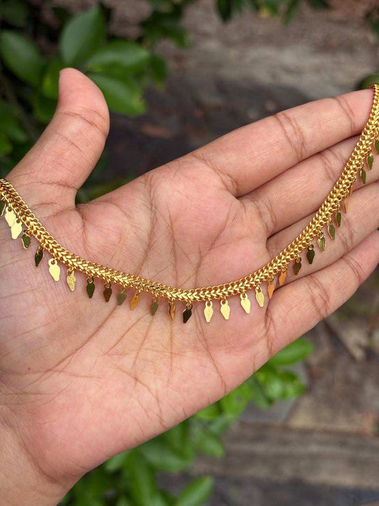 N0267 Single Line elakka thali Necklace no earrings