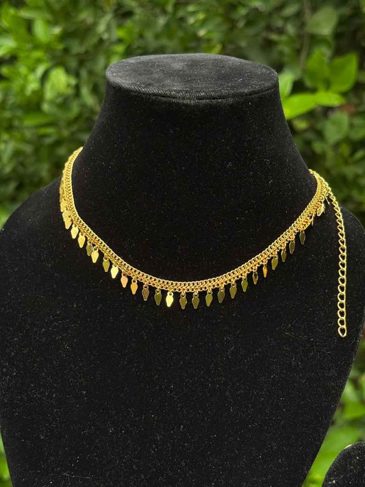 N0267 Single Line elakka thali Necklace no earrings