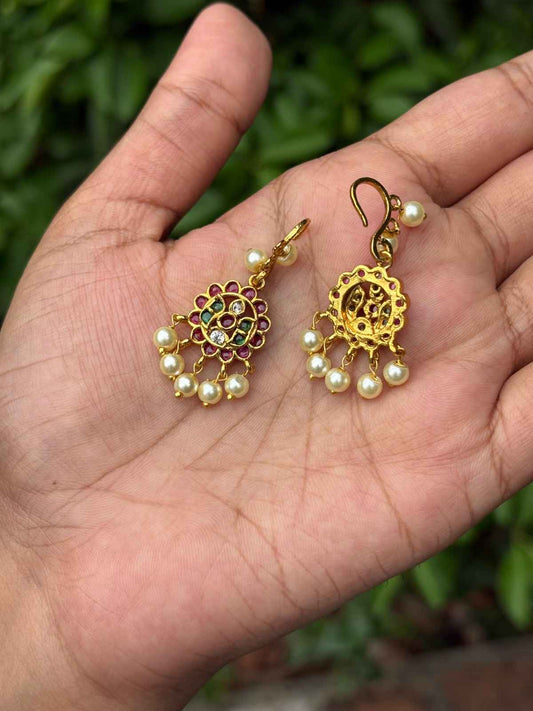 J0135 Floral Pattern Peral Hanging Bugadi