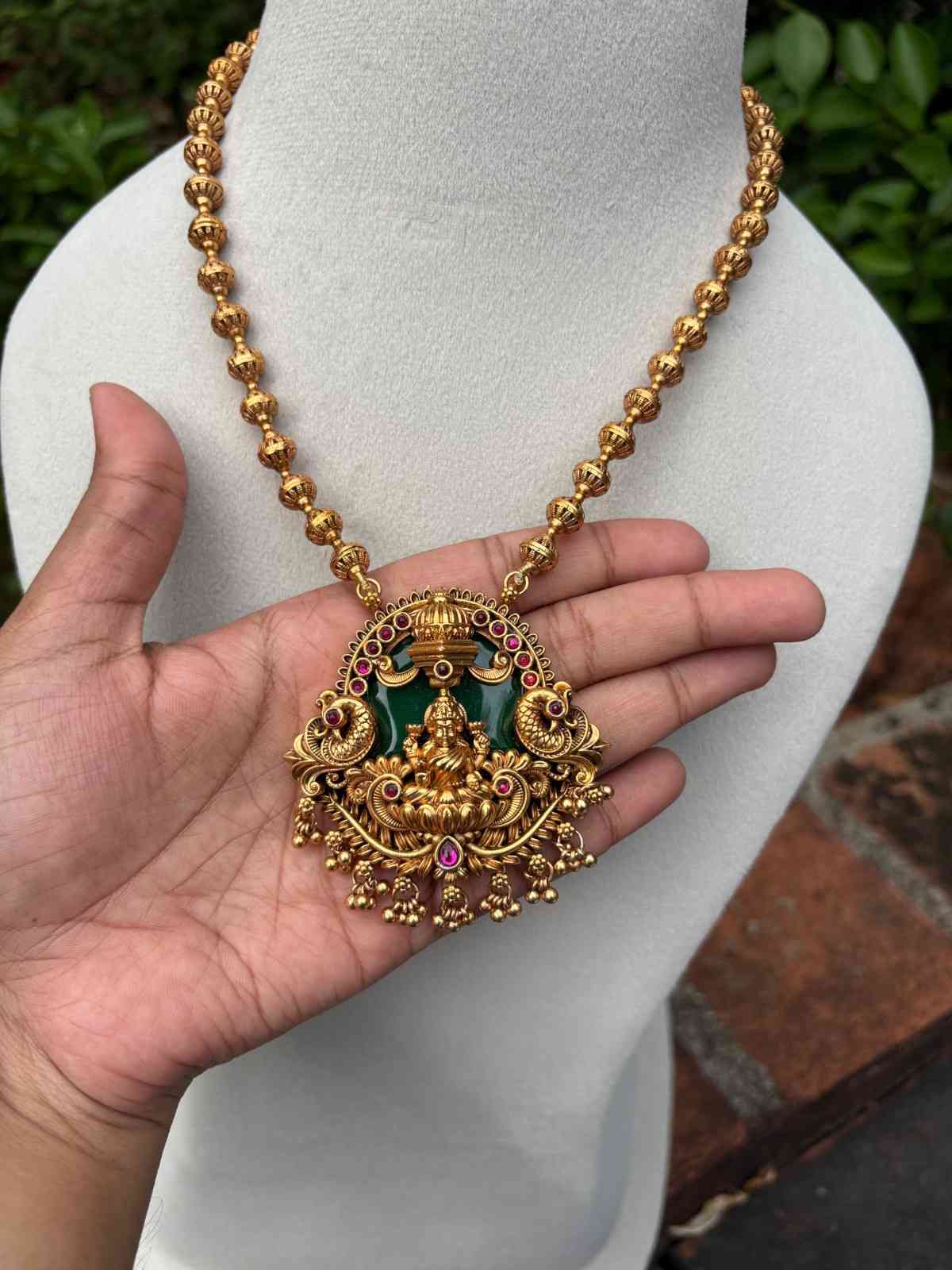 H0079 Lakshmi Middle Length enamel Haram