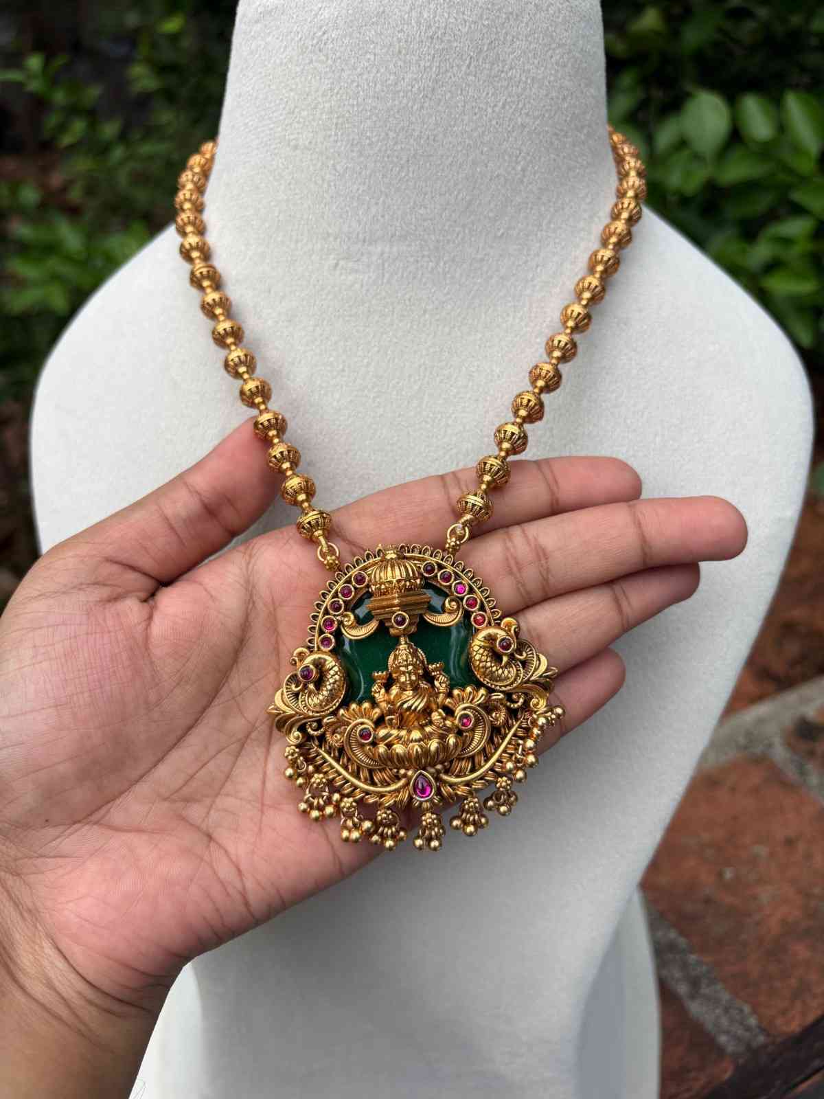 H0079 Lakshmi Middle Length enamel Haram