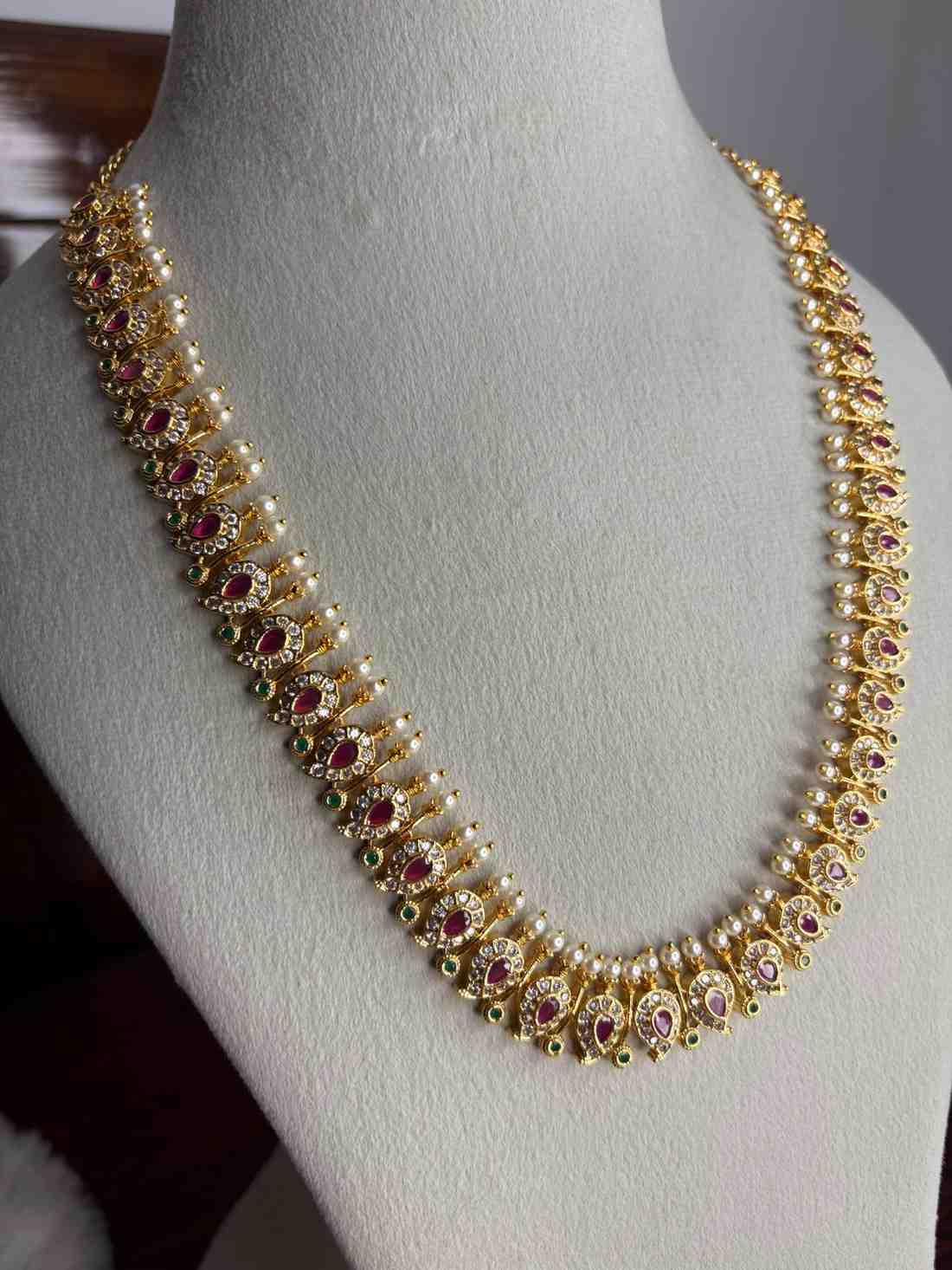 H0021 Micro Plated Traditional Maga Motif  Middle length Haram