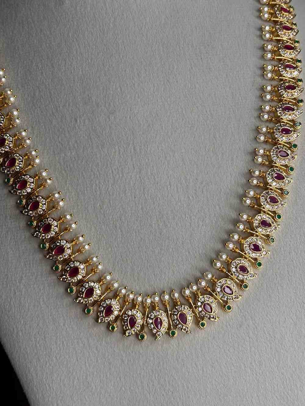 H0021 Micro Plated Traditional Maga Motif  Middle length Haram
