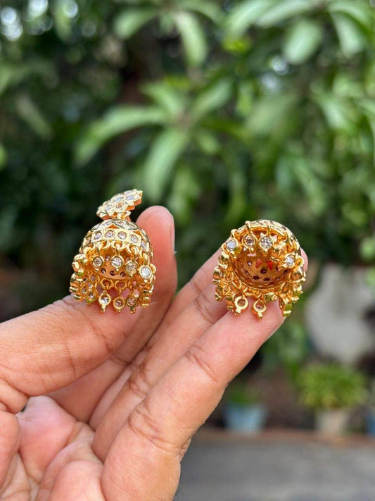 J0140 Micro Polish Traditional Jhumka