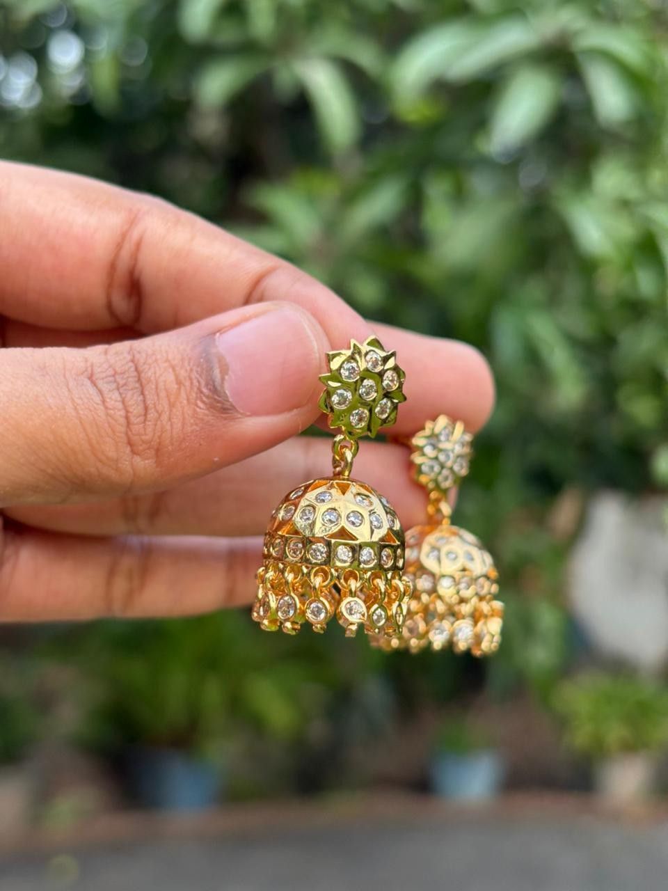 J0140 Micro Polish Traditional Jhumka