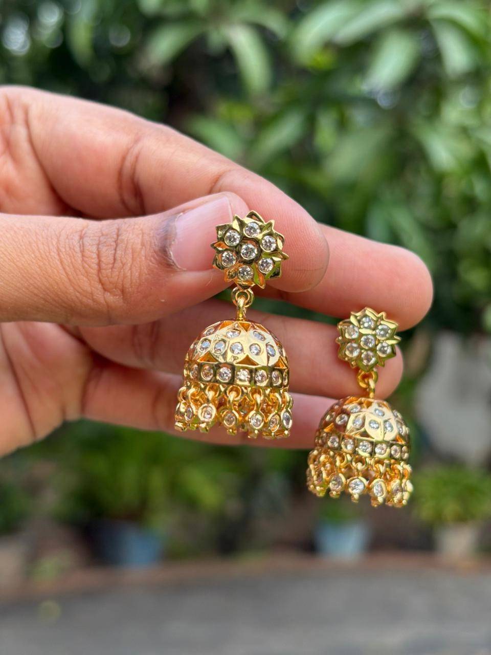 J0140 Micro Polish Traditional Jhumka