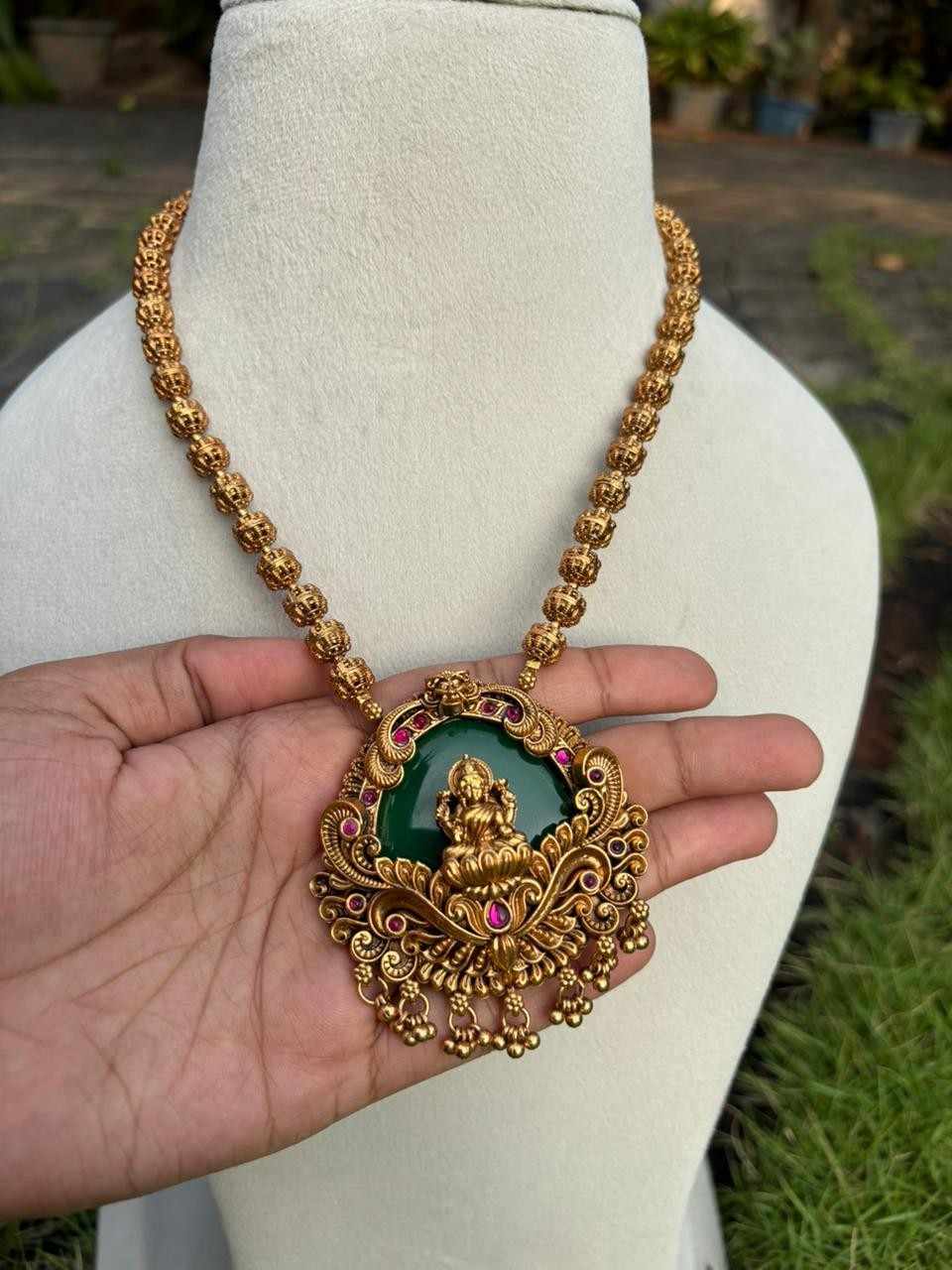 H0082 Lakshmi Middle Length enamel Haram