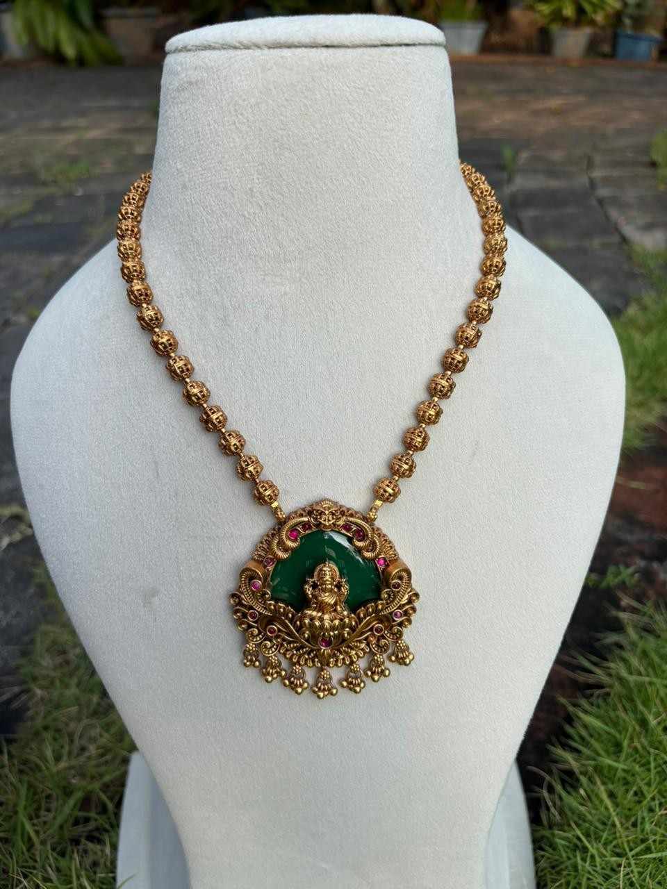 H0082 Lakshmi Middle Length enamel Haram