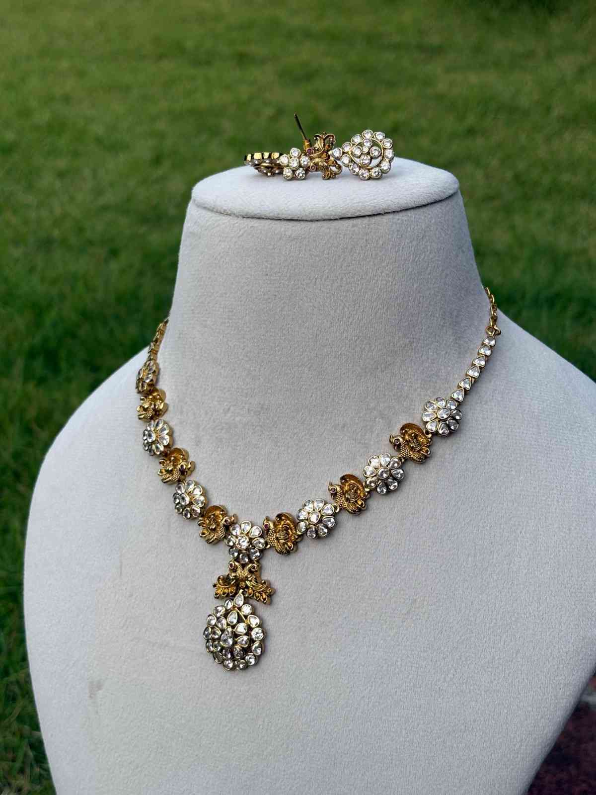 N0183 Uncut Diamond Premium necklace