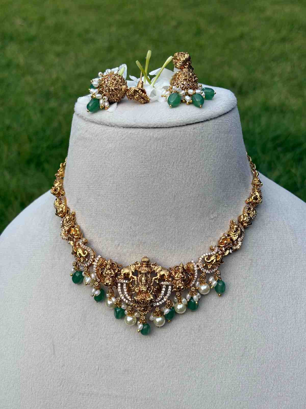 N0186 Premium Quality Lakshmi Necklace