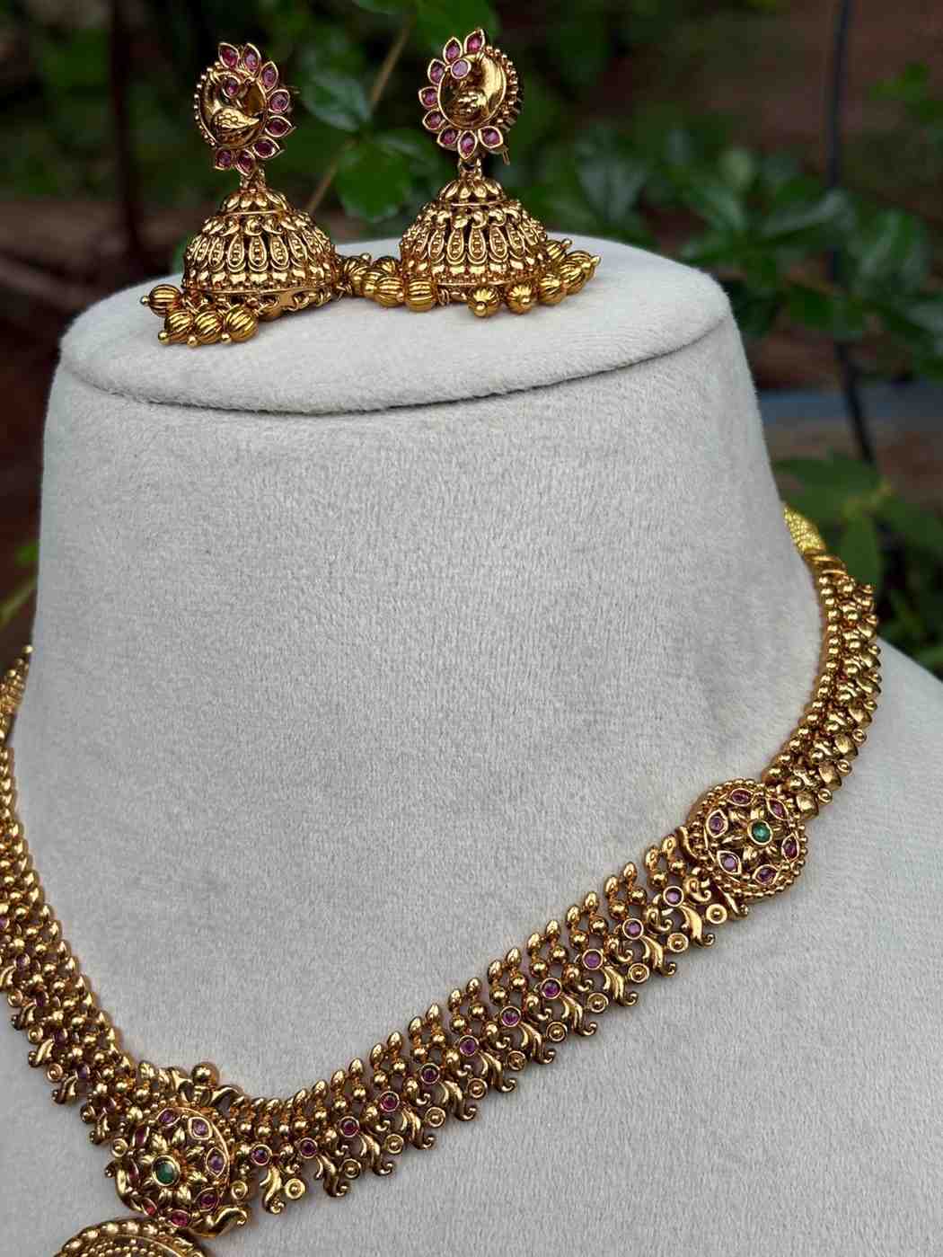 N0285 Peacock Pattern Premium Necklace