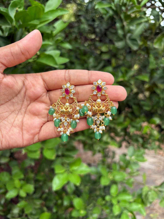 J0148  chanthbali earrings