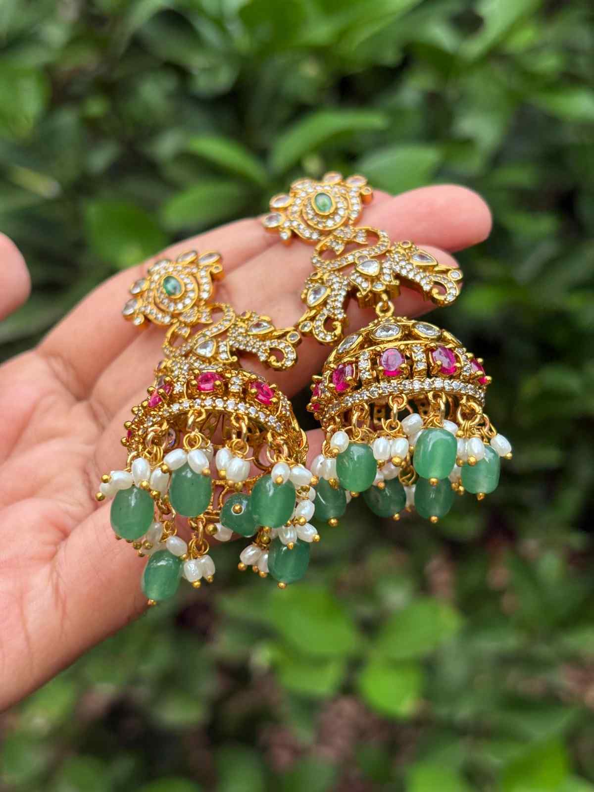 J0150 Bridal Jhumka