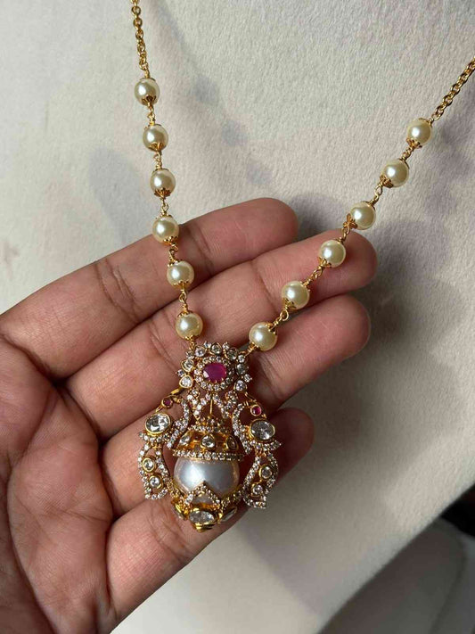 H0088 Pearl Middle length 18 inch Haram