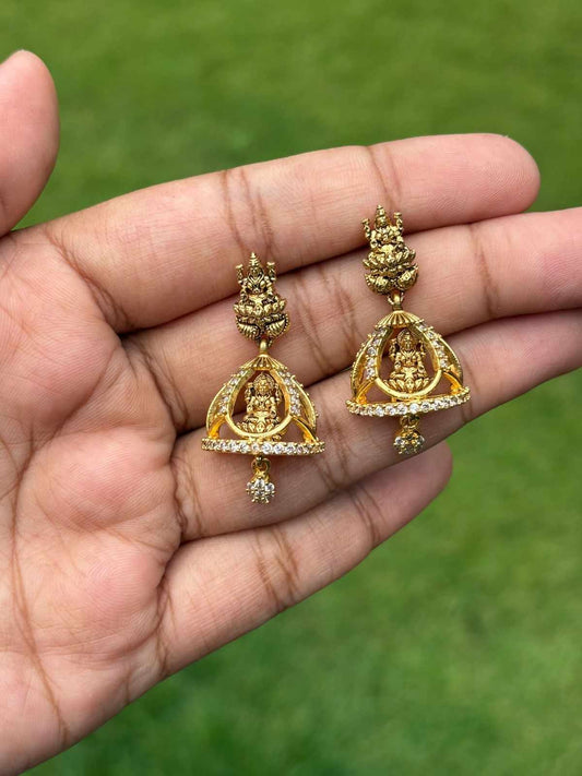 J0157 Unique Lakshmi Jhumka