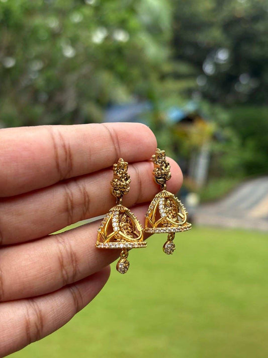 J0157 Unique Lakshmi Jhumka