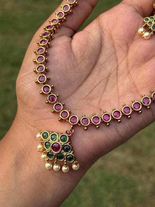 N0297 Premium Traditional Kemp Necklace