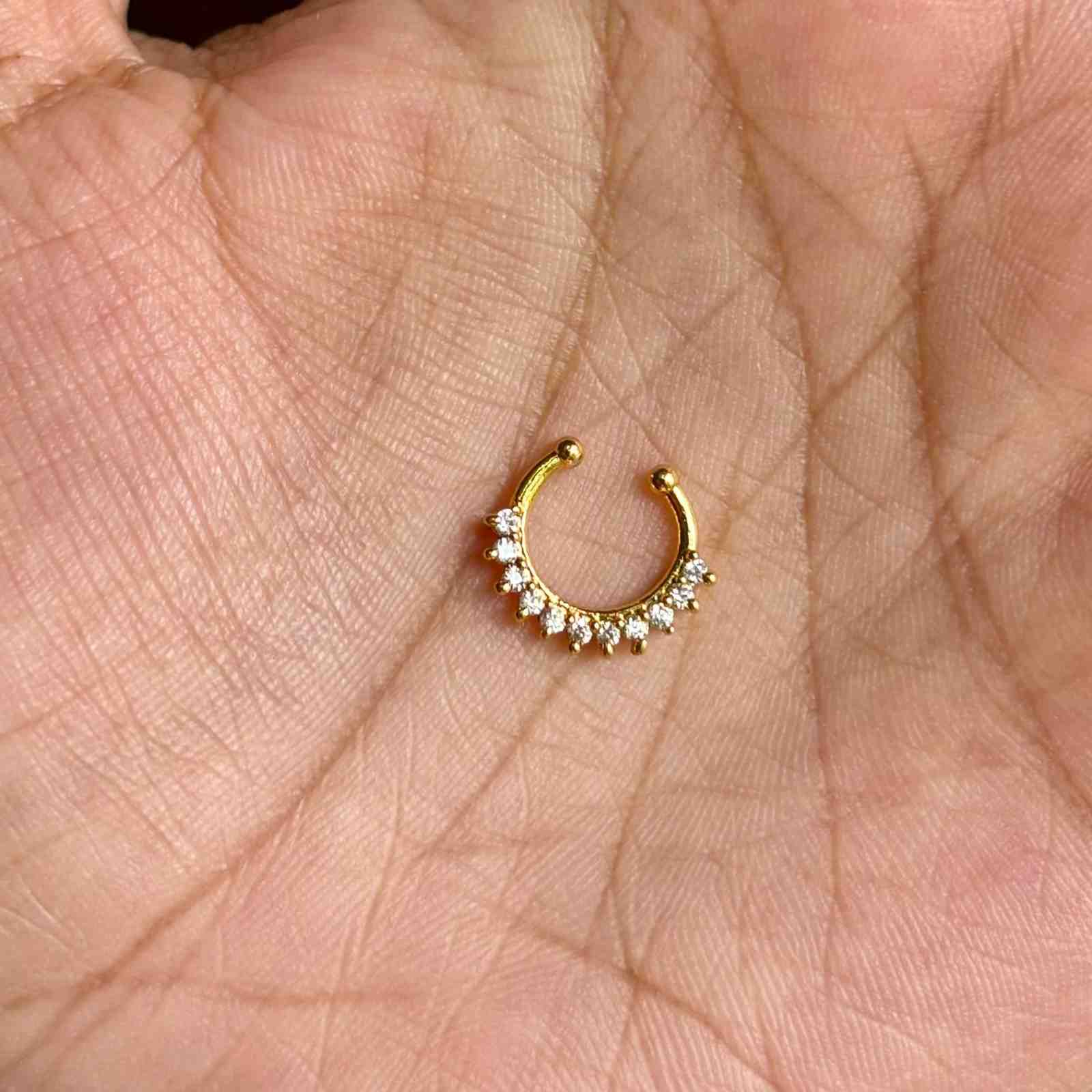 J0170 Stone Septum rings