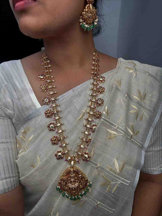 H0062 Premium Quality Brass Base Metel Balaji Grand Haram 34 inches