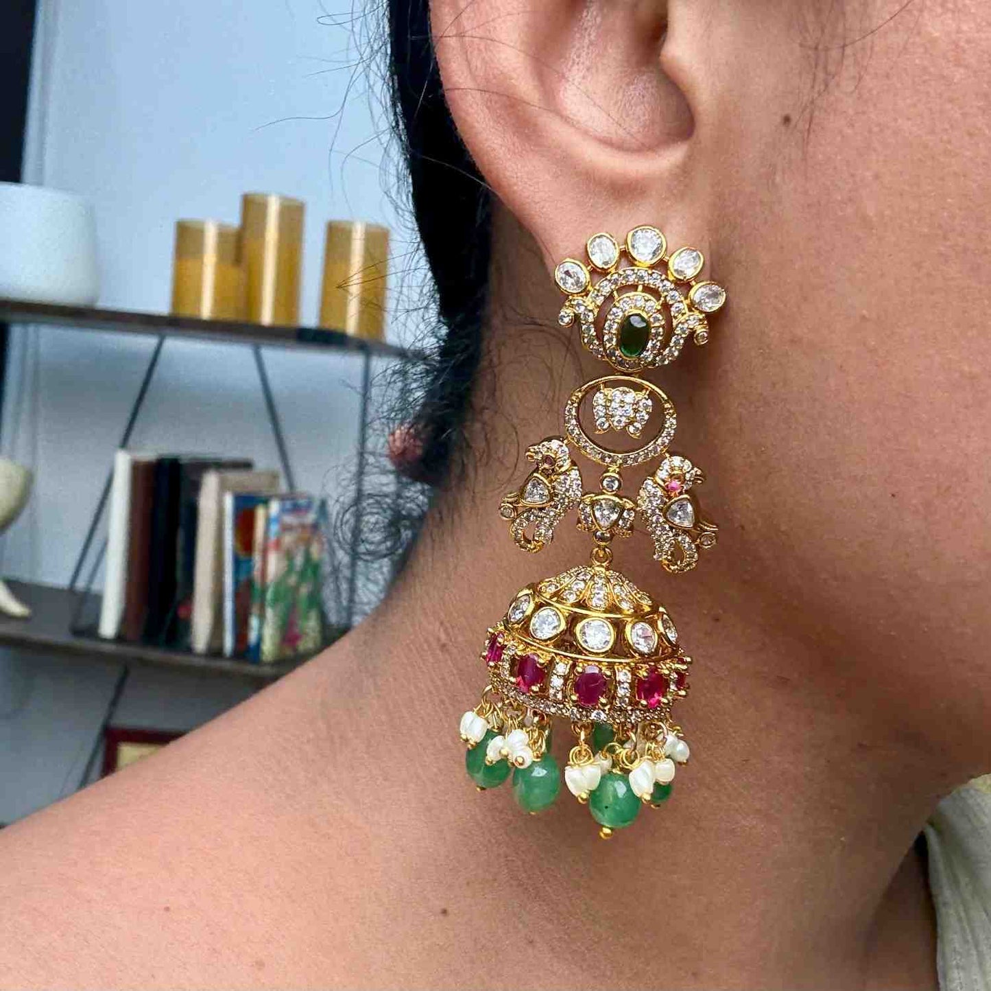J0150 Bridal Jhumka