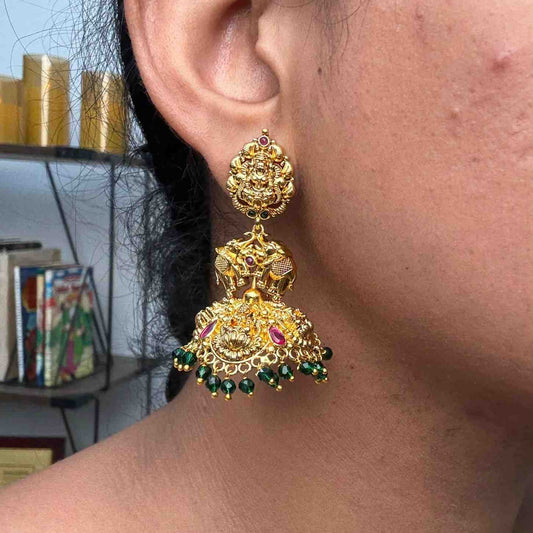 J0080 Light weight Bridal Jhumka