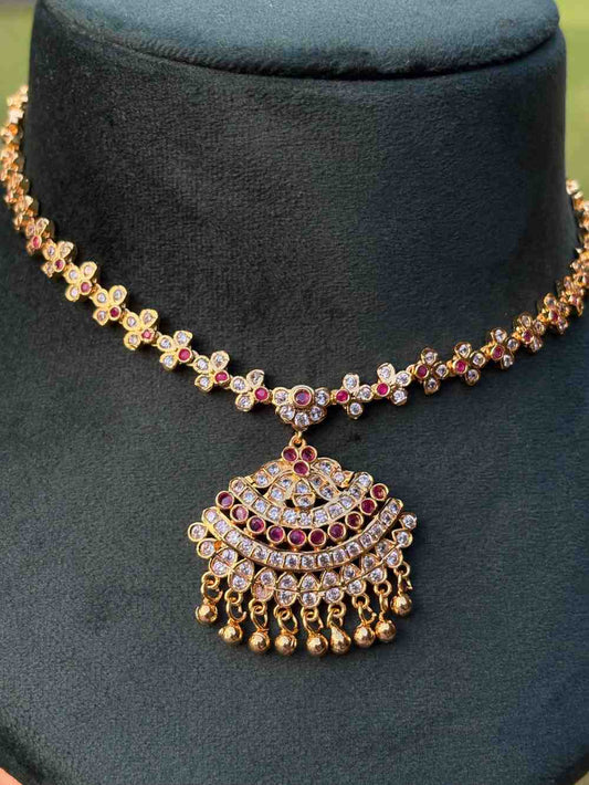 N0303 Traditional Attigai necklace