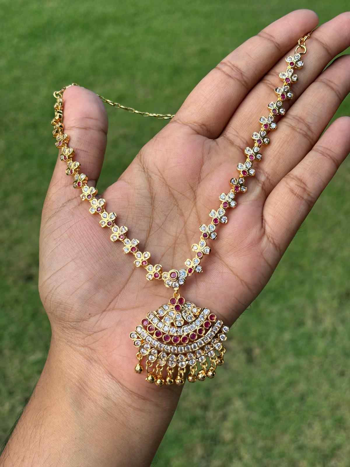 N0303 Traditional Attigai necklace