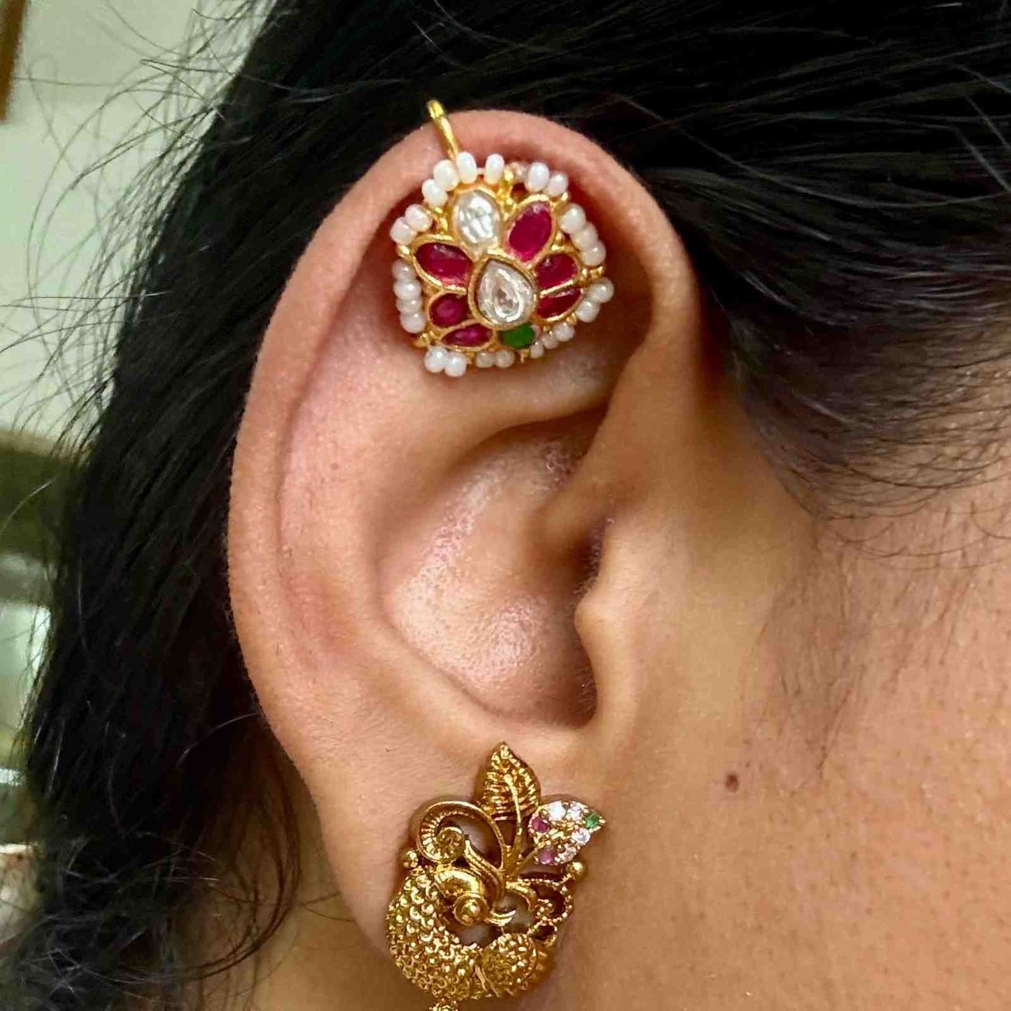 J0162 Jadau Kundan Bugadi
