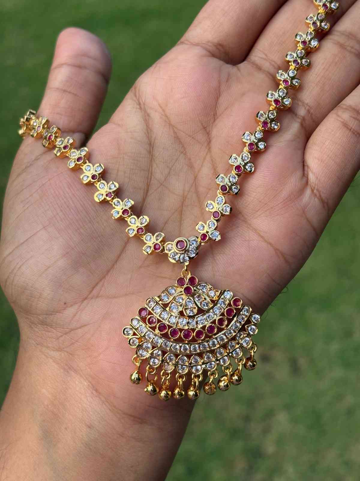 N0303 Traditional Attigai necklace